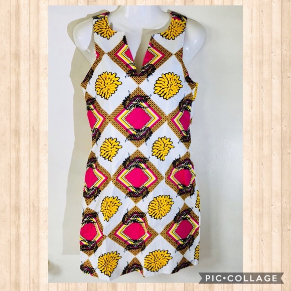 Tracy Negoshian Dresses & Skirts - Boutique-Tracy Negoshian geo/floral print dress